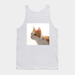 Red cat portrait Tank Top